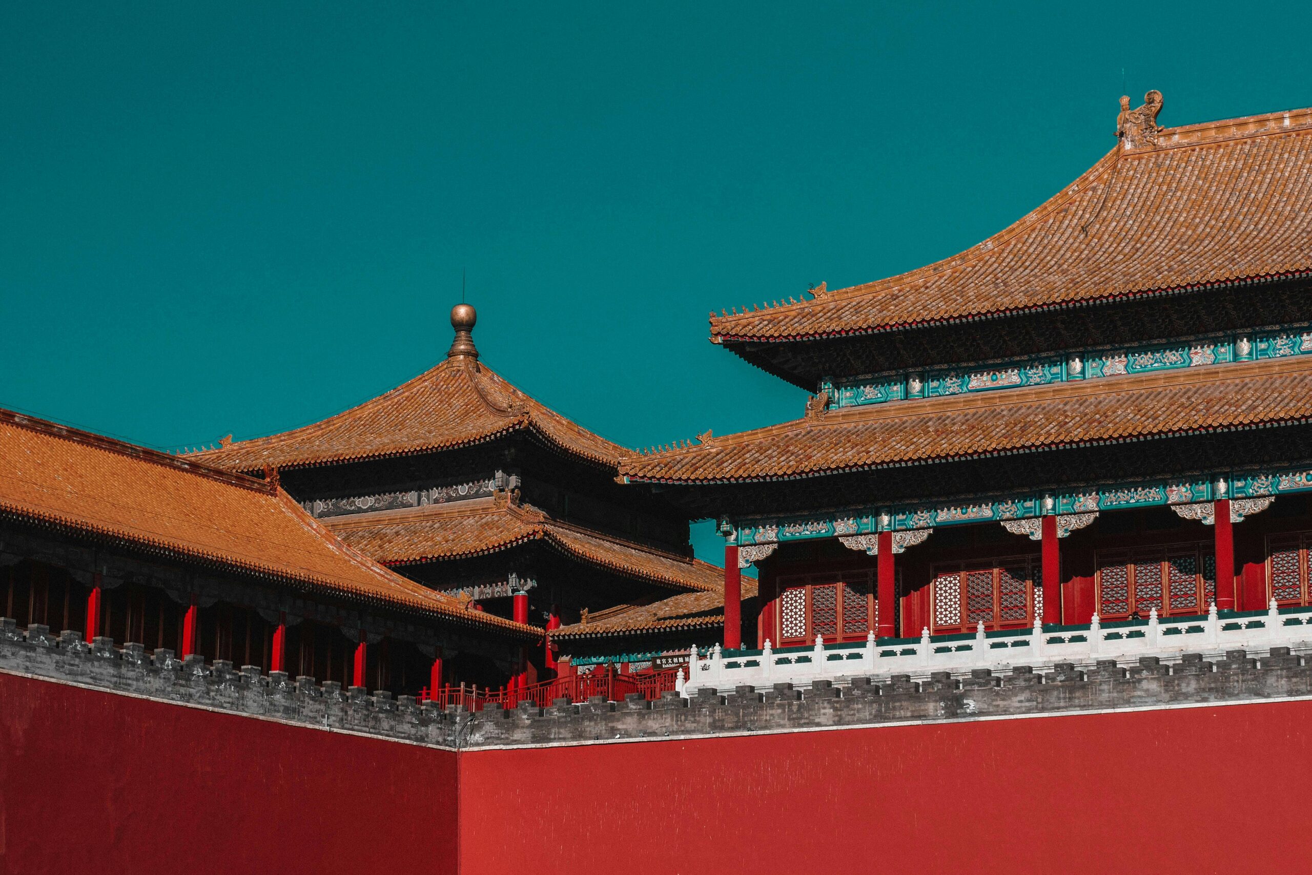 Stunning capture of the Forbidden City in Beijing, showcasing traditional Chinese architecture.